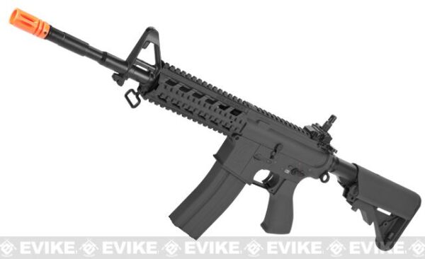 G&G Personalizar Full Metal M4 Commando Raider Airsoft AEG Rifle w/ Crane Stock (Package: Black / Gun Only)