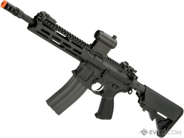 G&G CM16 Raider 2.0 Polymer Airsoft AEG con protector de mano M-LOK (Color: Negro / Sólo pistola / Tamiya Plug)