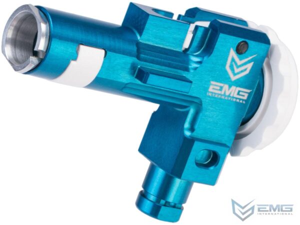 EMG x Retro Arms CNC Máquina Unidad Rotary Hop-Up Unit para AEGs Airsoft Series M4/M16 (Color: Azul)