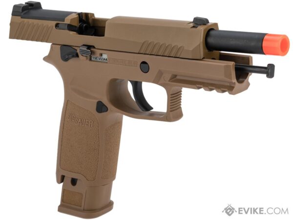 SIG Sauer ProForce P320 M17 MHS Airsoft GBB Pistol (Color: Tan / Gas Verde)